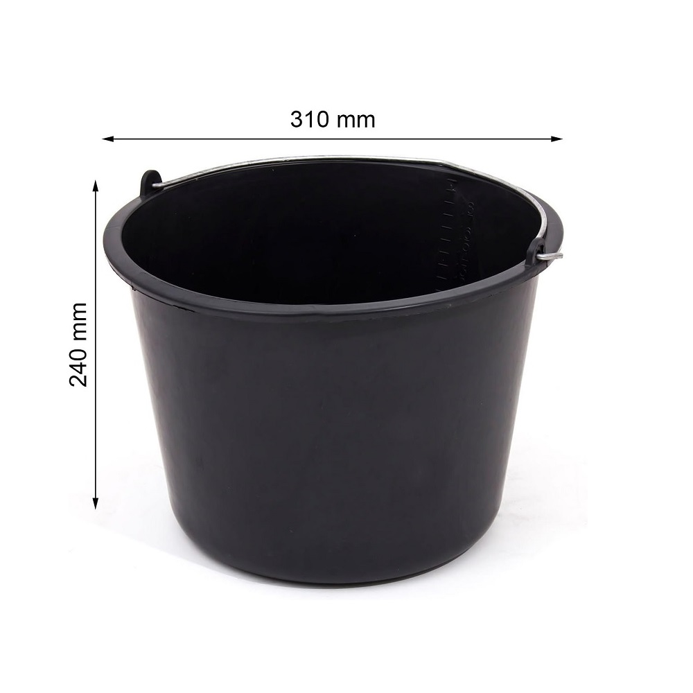Prosperplast Eimer BUCKET - schwarz