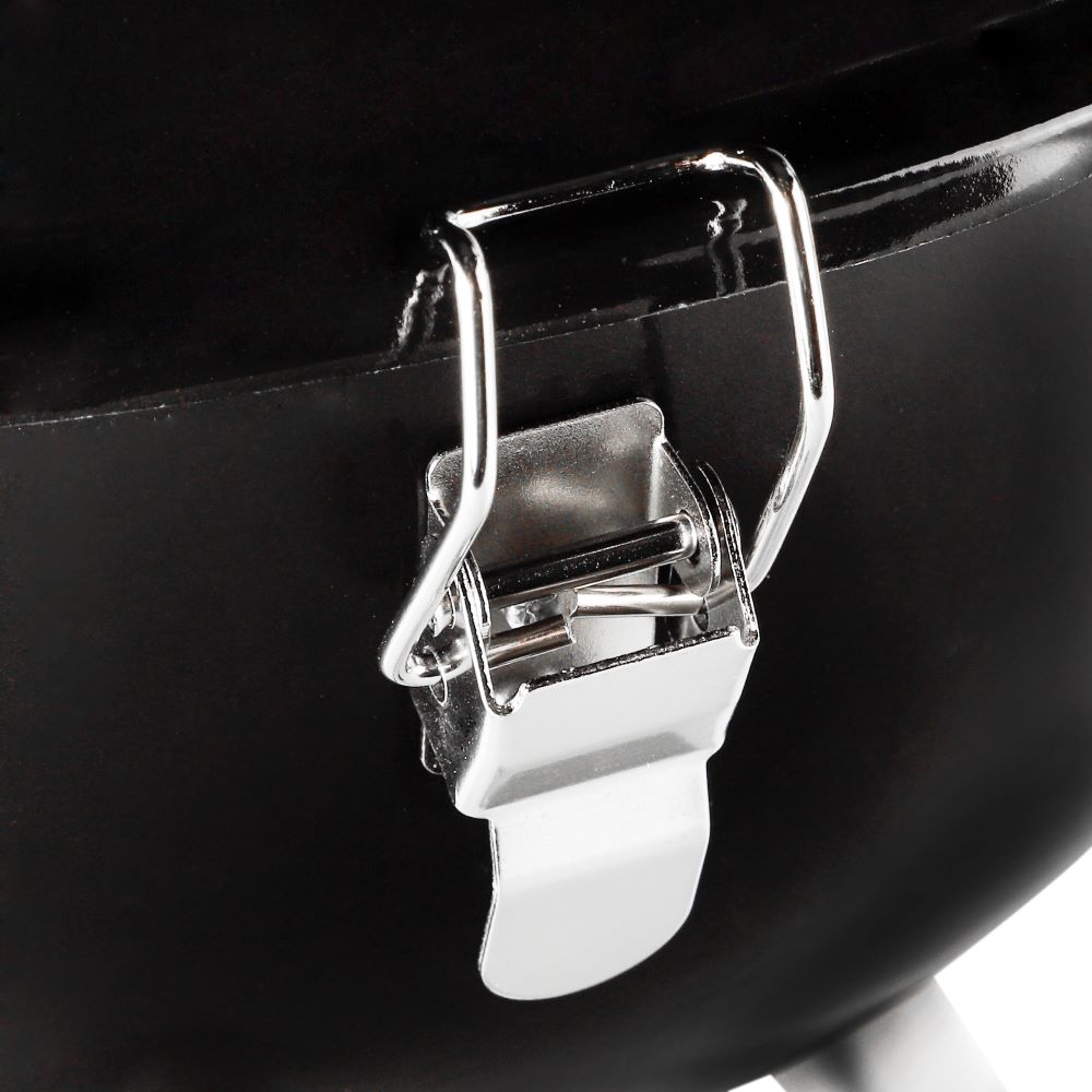 Haushalt International Mini-Kugelgrill in schwarz