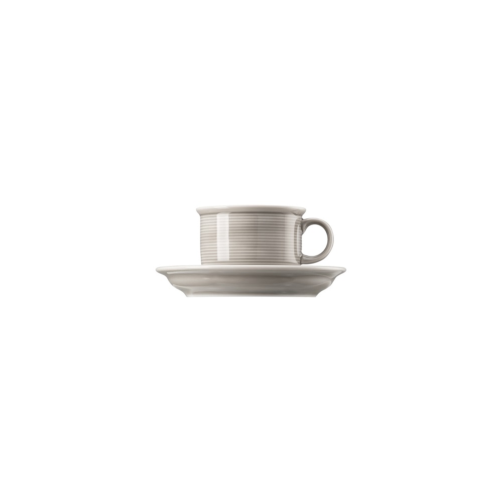 Thomas Trend Colour Moon Grey Kaffeeobertasse + Untertasse 2-tlg., Thomas - Porzellan kaufen, Porzellangeschirr, Geschirr