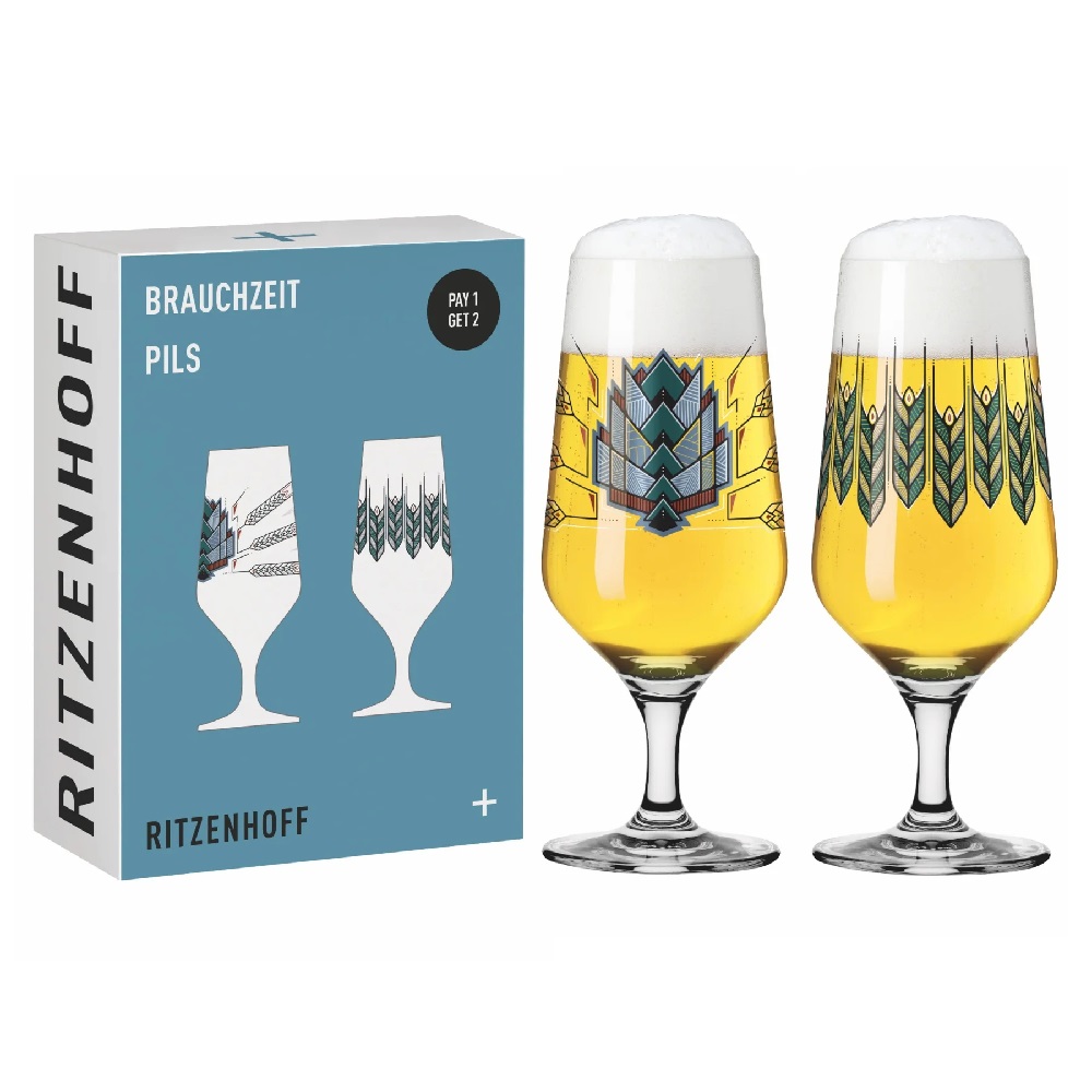 Ritzenhoff Brauchzeit Pils 2er-Set #1 #2 A. Preis F23