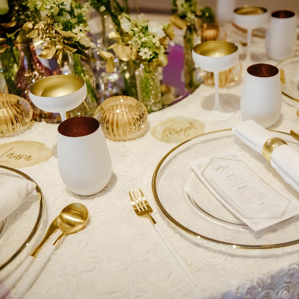 Stölzle Lausitz Elements Weiß-Bronze 6er Set