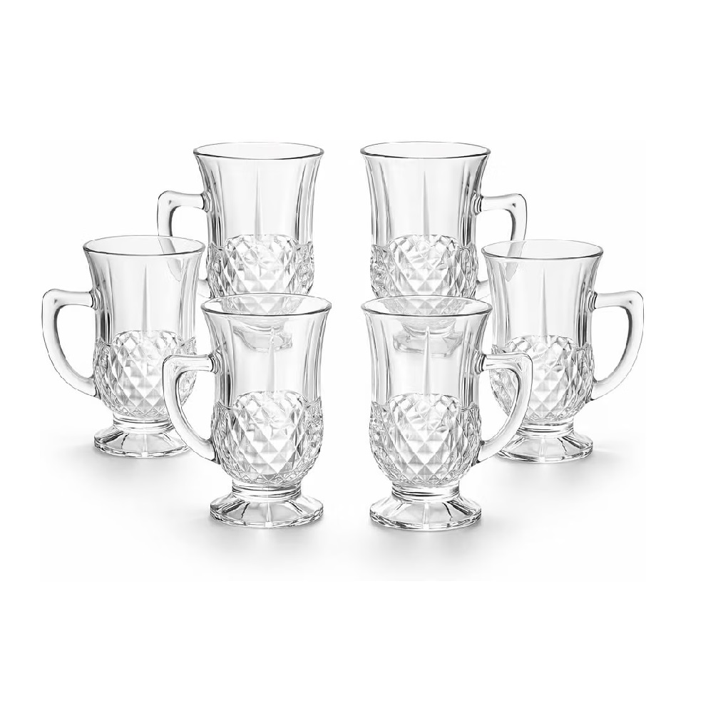 Der-Porzellan-Laden by Pasabahce Istanbul Teeglas mit Henkel 6er Set