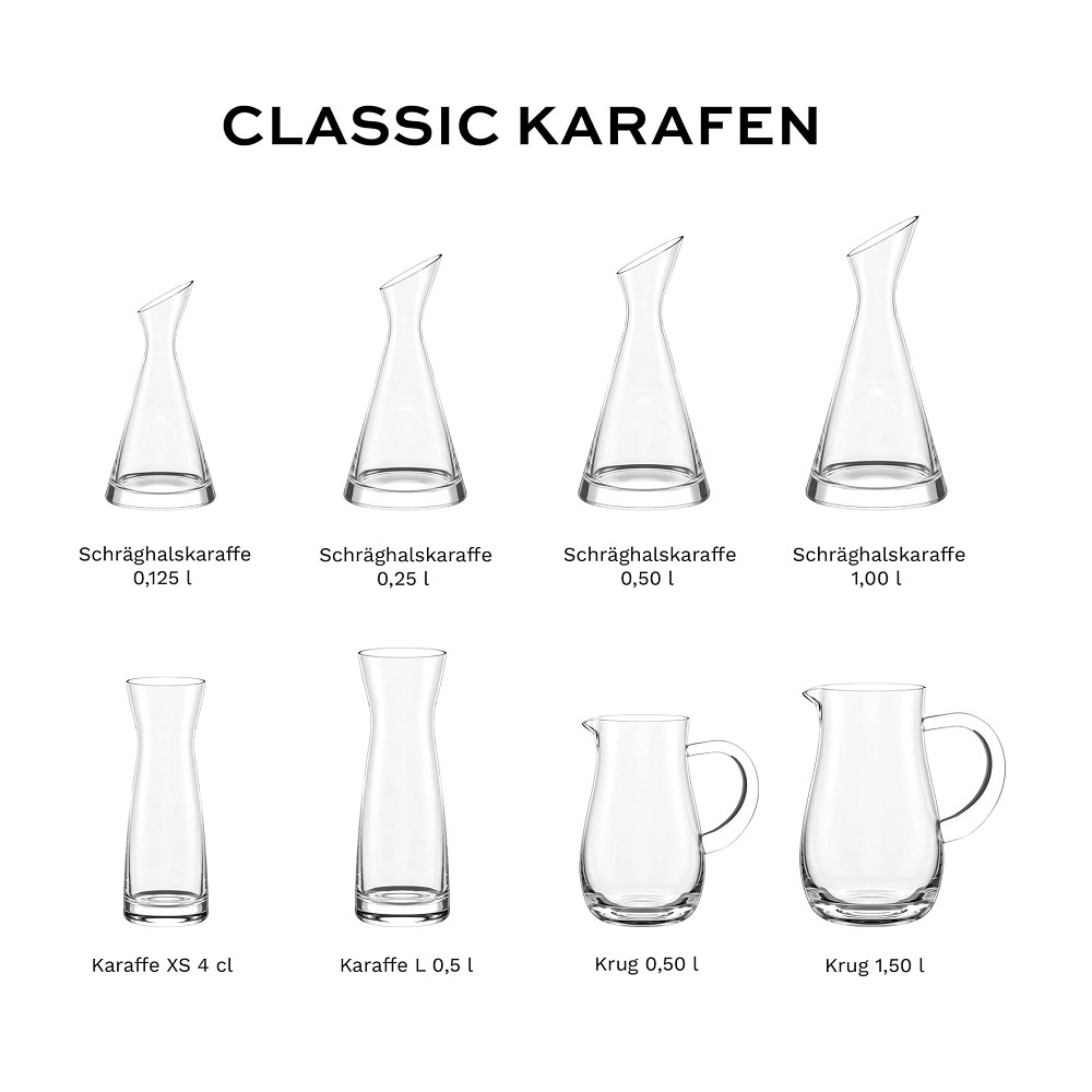 Stölzle Oberglas Universal M Karaffe 250 ml 6er Set