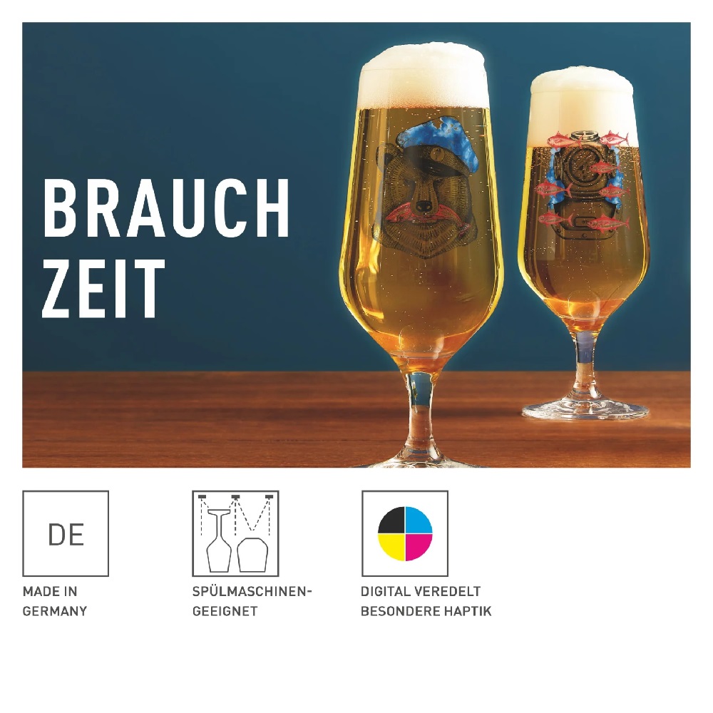 Ritzenhoff Brauchzeit Pils 2er-Set #1 #2 A. Preis F23