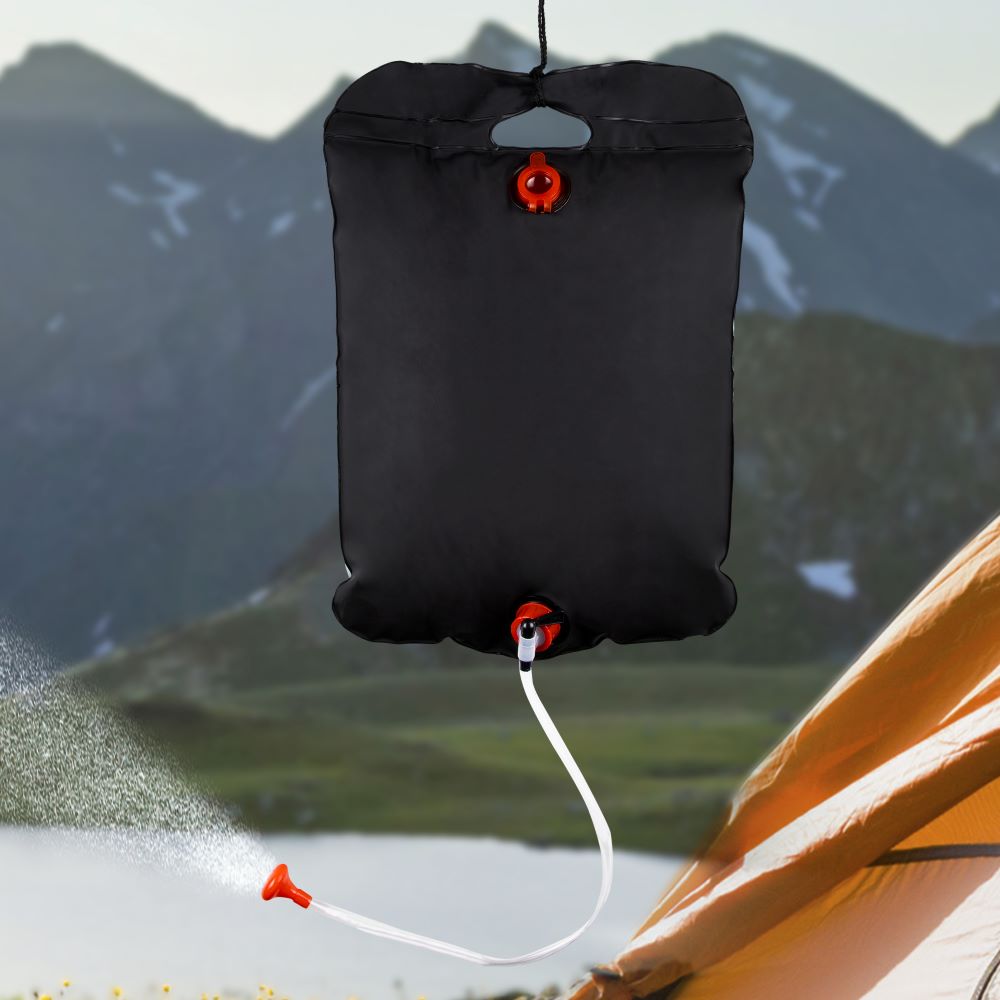 Haushalt International Camping Dusche, Maße: 60 x 42 cm Fassungsvolumen: ca. 20 Liter