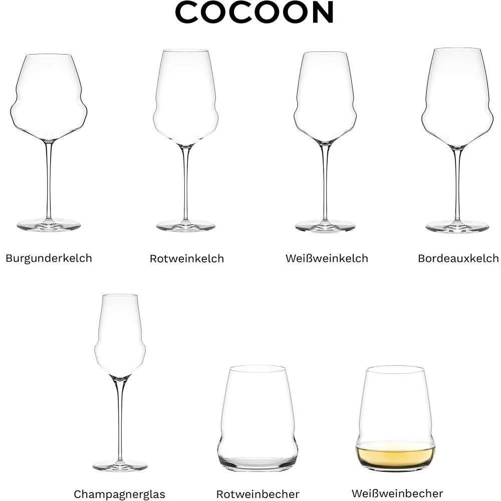 Stölzle Lausitz Cocoon Weißweinbecher 447 ml 6er Set