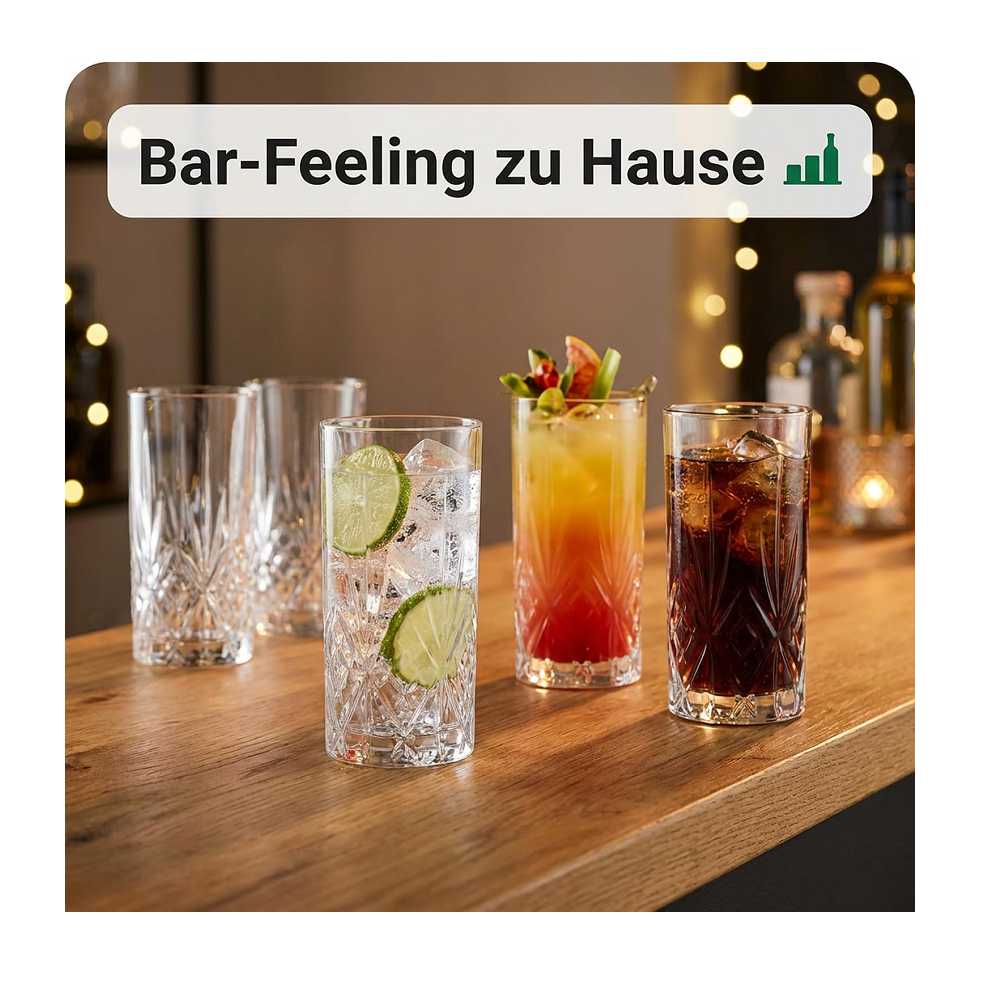 Der-Porzellan-Laden by RCR Melodia HB Tumbler 360 ml 6er Set