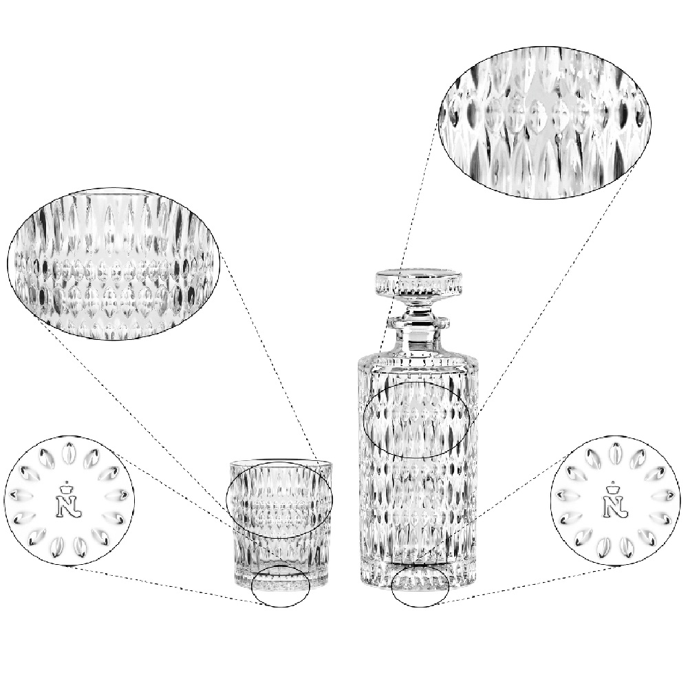 Nachtmann Ethno Whisky-Set 3 tlg.