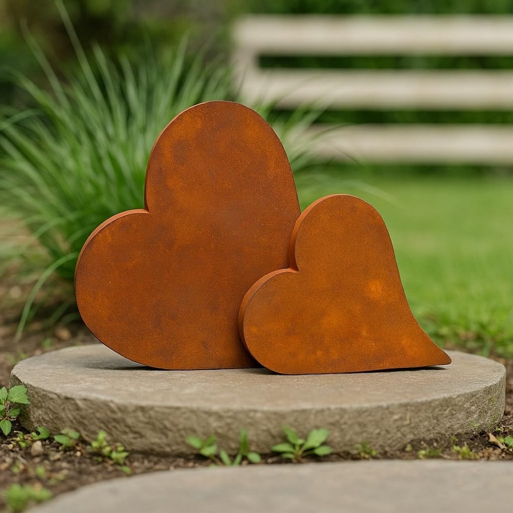 Herz 3D liegend 29 x 31 x 8 cm