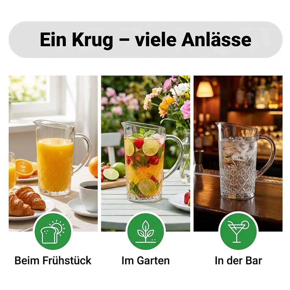 Der-Porzellan-Laden by Pasabahce Timeless Krug 1,44 l