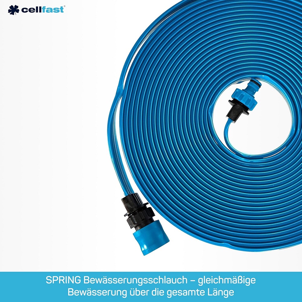 Cellfast Dreikanalbewässerungsschlauch SPRING 1/2" 15 m