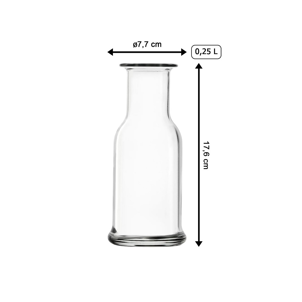 Stölzle Oberglas Purity Karaffe 0,25 Liter 3er Set