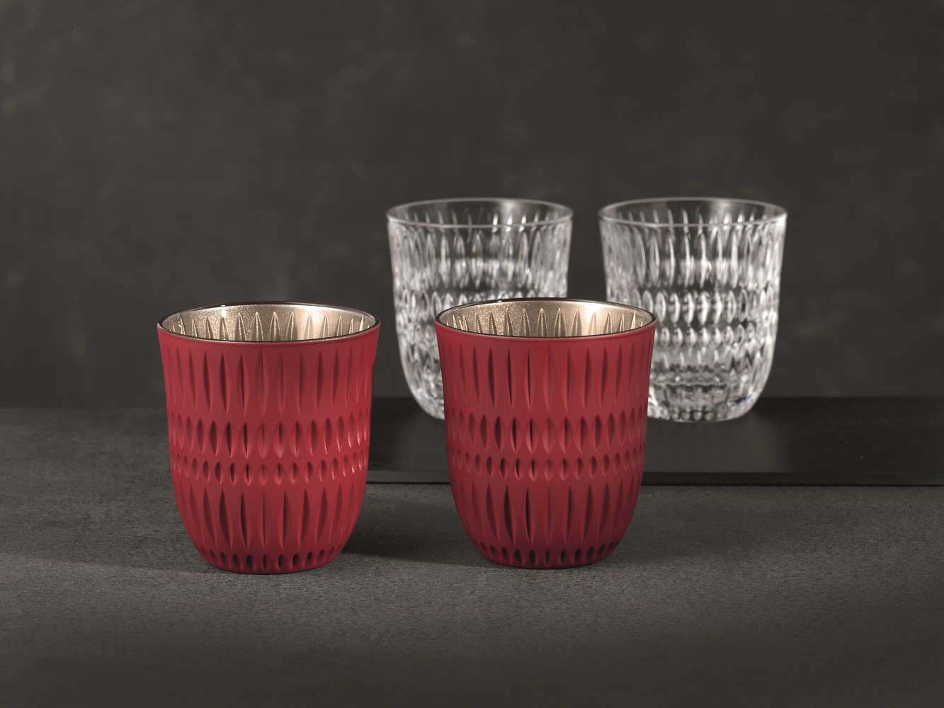 Nachtmann Ethno Colors Becher Red/Gold 2er Set