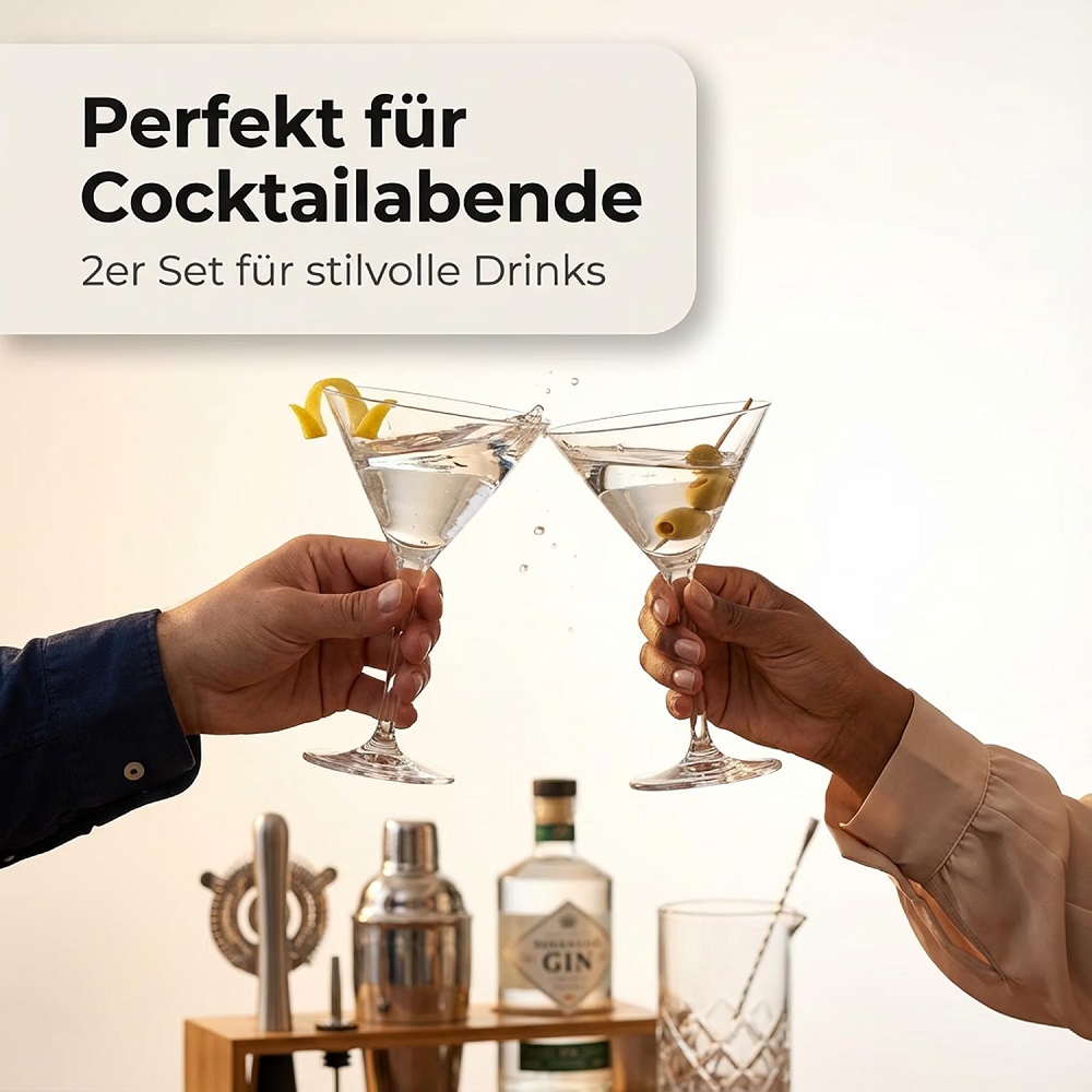 Der-Porzellan-Laden by Pasabahce Enoteca Martiniglas 230 ml 2er Set