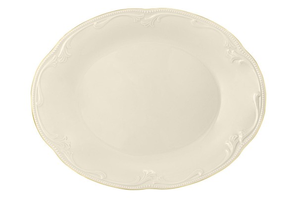 Rubin cream Platte oval 31cm